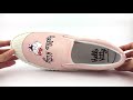HELLO KITTY艾樂跑女鞋-餅乾鞋底百搭懶人鞋-白/粉(921007) product youtube thumbnail
