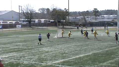 Ohio Wesleyan Lacrosse Shaun Crow's assist to Drew...