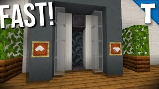 The FAST Realistic ELEVATOR [Minecraft Bedrock] +Tutorial
