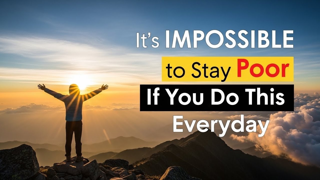 It's IMPOSSIBLE to Stay Poor If You Do This Everyday (Step by Step)