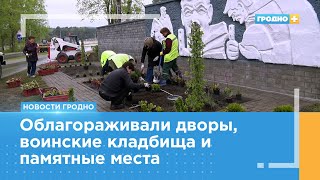 Сколько людей работало в Гродно на субботнике?