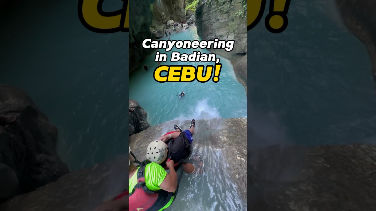 One for the books experience! Ang saya!!! 😍 Canyoneering in Badian