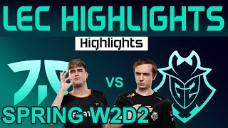 FNC vs G2 Highlights LEC Spring Split W2D2 Fnatic vs G2 Esports by Onivia