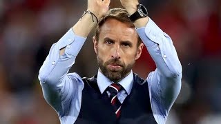 Gareth Southgate talks to Gabby Logan ahead of the semi-finals with Croatia