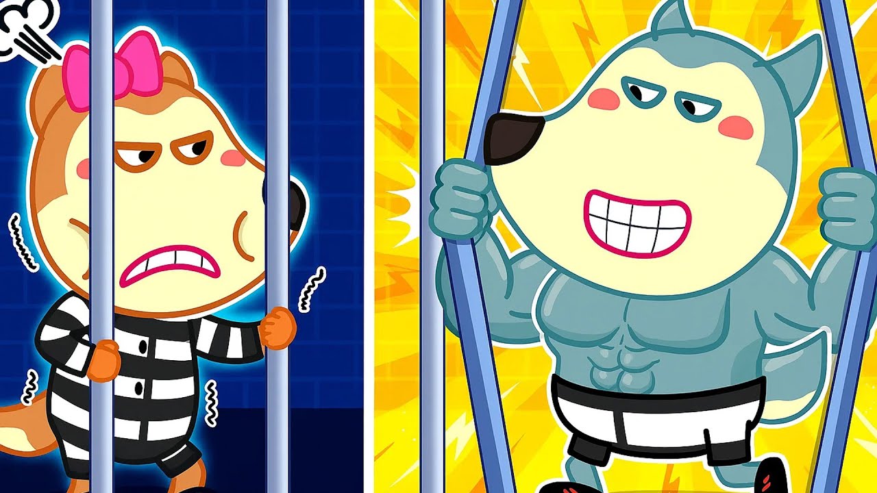 Being Imprisoned Does Not Make You Weak💪🏻Muscle Prisoner | Wolfoo and Friends