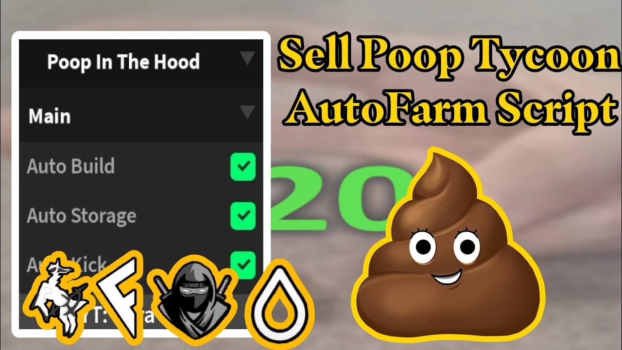 Sell Poop Tycoon Script AutoFarm Fluxus, Hydrogen, Delta, Arceus X YouTube