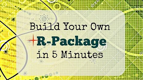 Create an R Package in 5 minutes using RStudio 3.3.1+