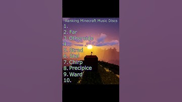 Ranking Minecraft Music Discs #c418 #minecraftmusic