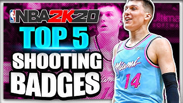NBA 2K20 Top 5 Best Shooting Badges! BOOST Your Jumpshot ASAP