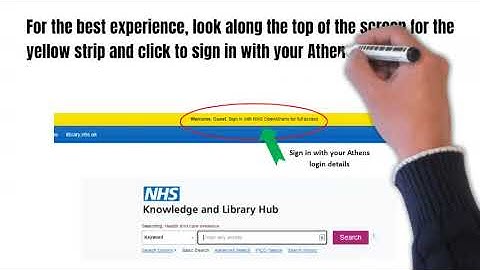 Using the NHS Knowledge & Library Hub
