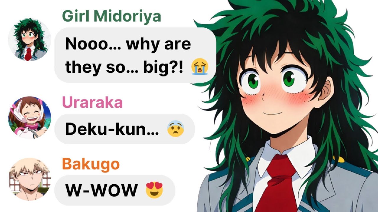 POV: What if Midoriya Became A Girl (PART 1) | My Hero Academia IG DM Skit
