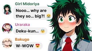 POV: What if Midoriya Became A Girl (PART 1) | My Hero Academia IG DM Skit