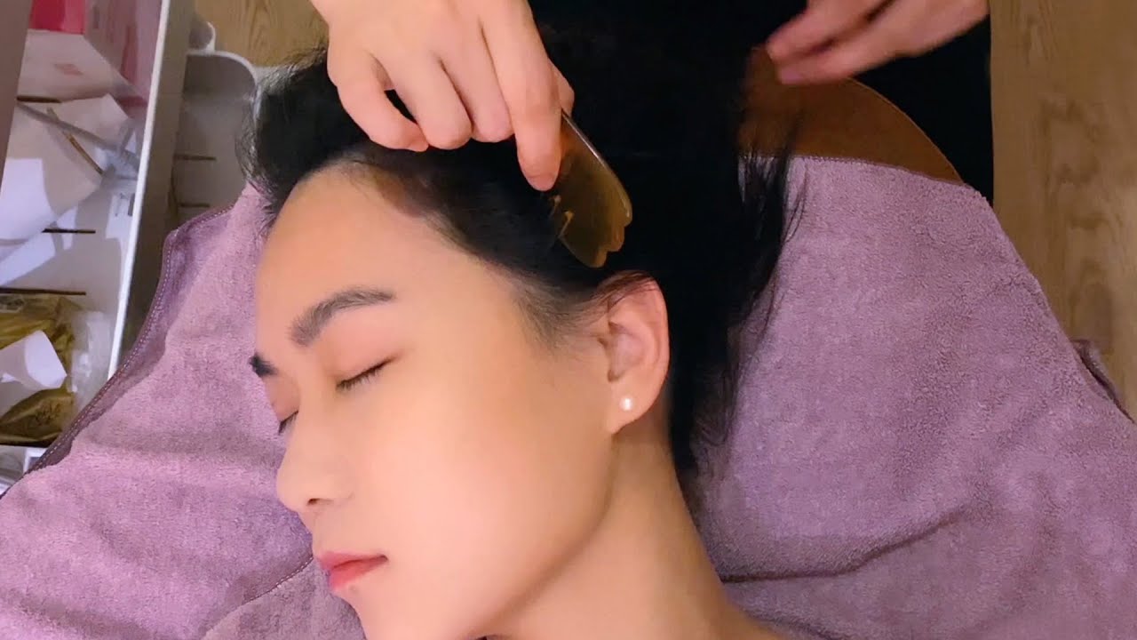 Masaje del cuero cabelludo
