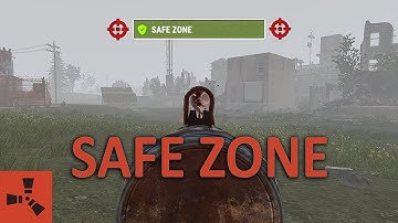 When you know the Outpost safe zone sweet spot… (Bully Karma) | Short Solo Rust Clip