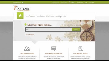 Gale Artemis Literary Sources -- Basics