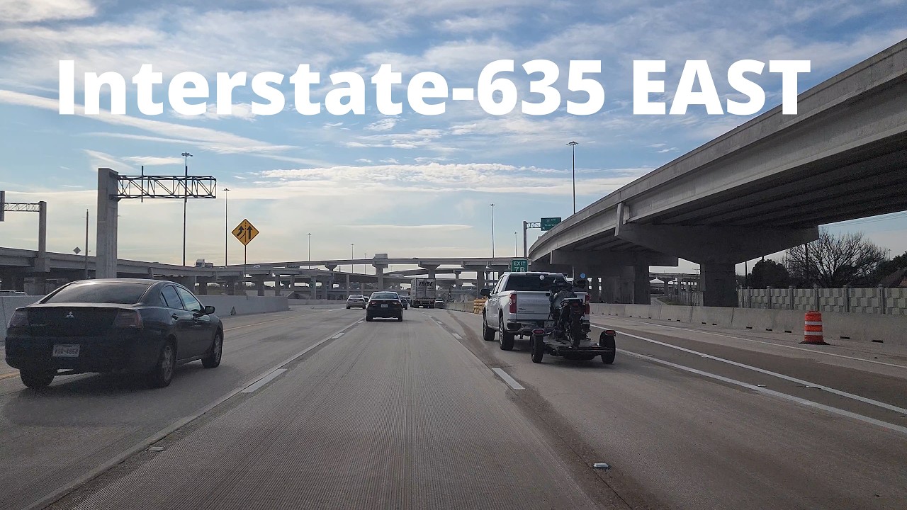 Dallas Drive: US 75 → I‑635 East Through Mesquite → I‑20 Connection Jan 2026