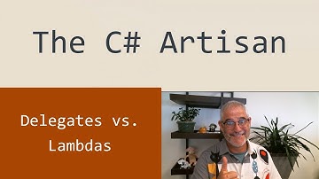 Delegates vs. Lambda Expressions