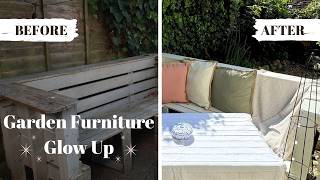 GARDEN FURNITURE GLOW UP | from shabby to chic!