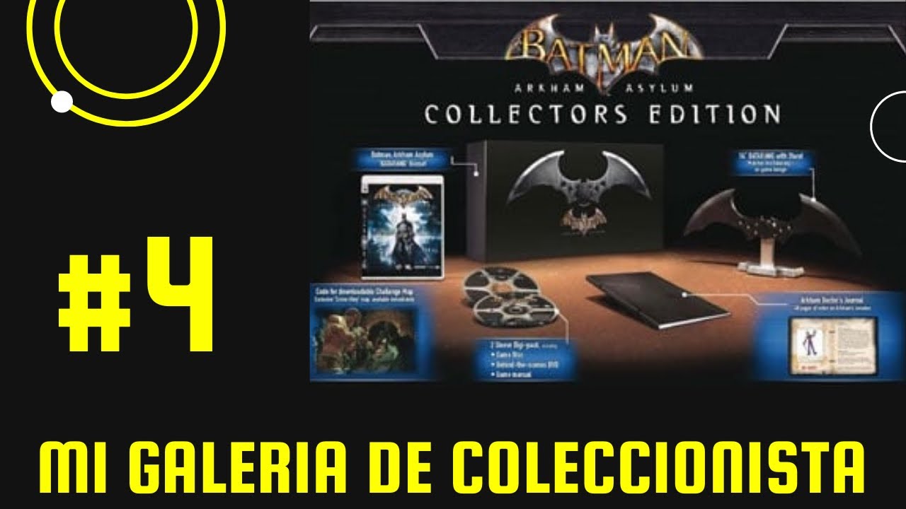 Mi galería de coleccionista #4 - Batman Arkham Asylum Edición coleccionista  PS3 - YouTube