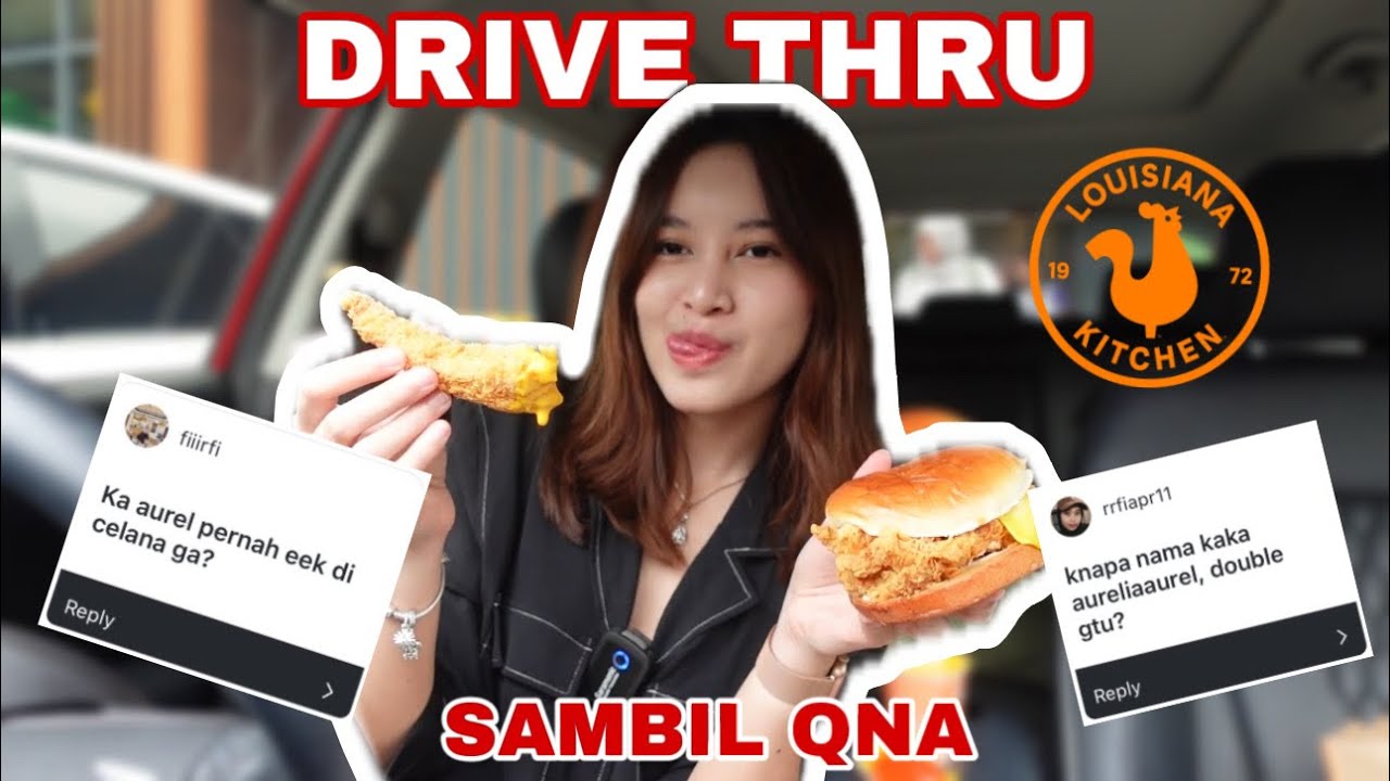 DRIVE THRU SEBELUM KERJA SAMBIL Q&A PERTANYAAN UNIK DARI KALIAN!! | Aurelliaurel