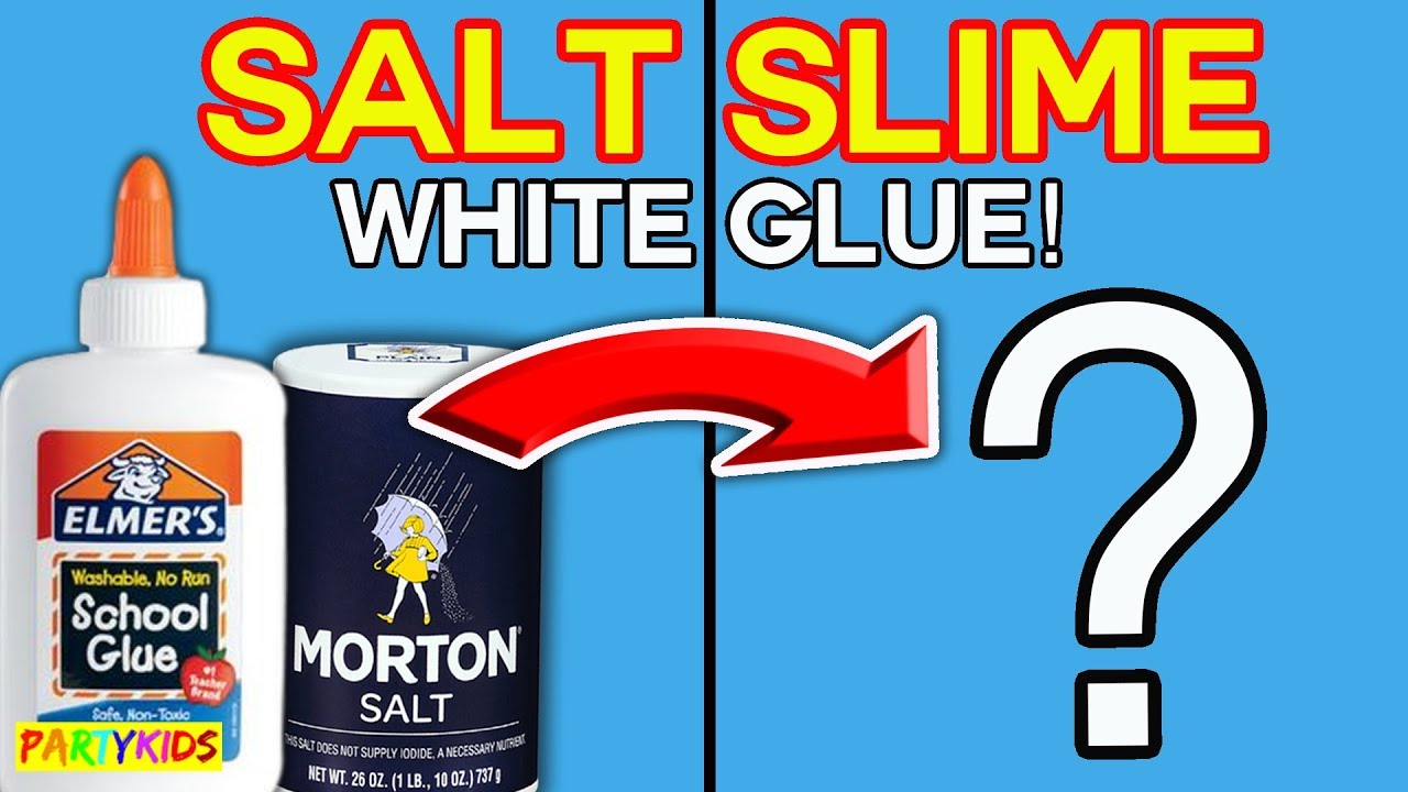 How To Make Slime With Glue, Water and Salt!! (TESTING WHITE GLUE
