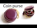 [tutorial] Small purse making tutorial / DIY coin purse / Leather craft