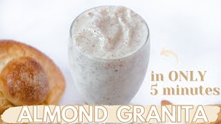 Sicilian Almond Granita Recipe (3 INGREDIENTS ONLY) | Ready in 5 minutes