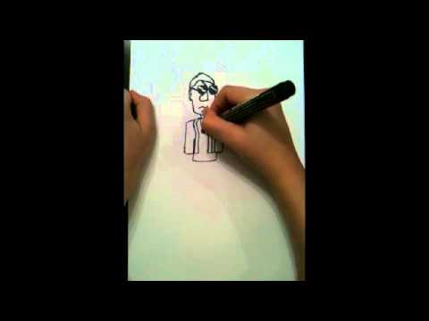Drawing simple character 6. - YouTube