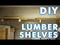 Workshop Projects Ep 3 - I build Cantilever Lumber Shelves