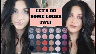 NEW TATI BEAUTY PALETTE | 2 LOOKS\/TUTORIALS | TATI BEAUTY VOLUME 1 REVIEW