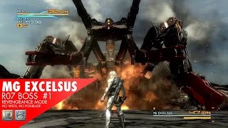 [60fps] Metal Gear Rising - R07 Boss #1 - MG S Rank (Revengeance)