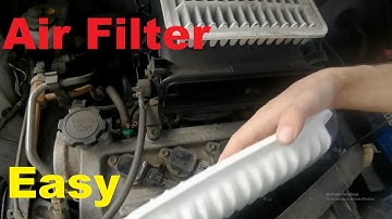 How To Change The Air Filter On A Toyota Yaris !!!!