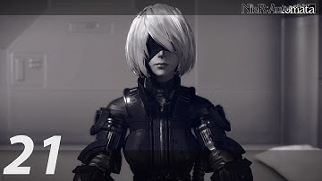 NieR:Automata Part 21 (Route C) PS5 Backwards Compatibility Gameplay