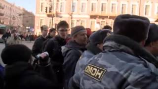 беспредел ОМОНа - Riot police brutality