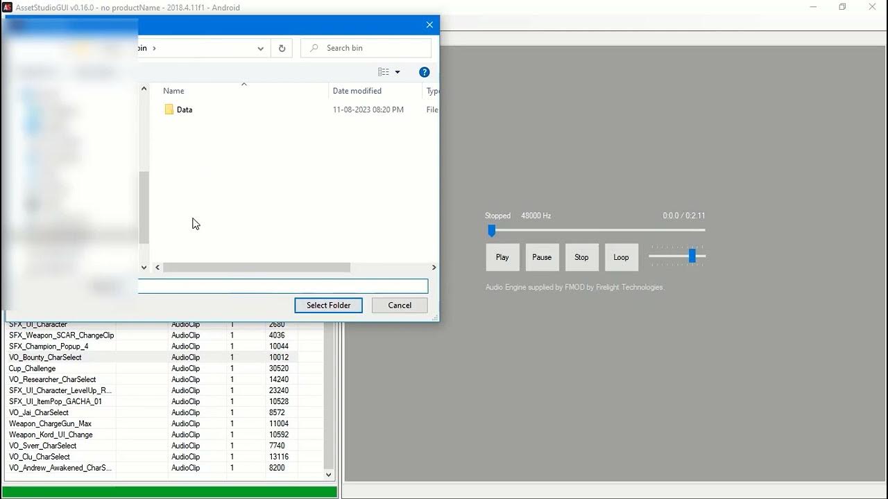 how-to-extract-audio-file-from-game-assetstudiogui-youtube