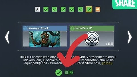 Call Of Duty Mobile Kill 20 Enemies with any ICR-1equipped with 5 attachments and 2 stickers
