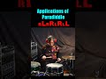 Applications of Paradiddle シングルパラディドルの応用 アクセント2.4 #drums #paradiddle #rudiments
