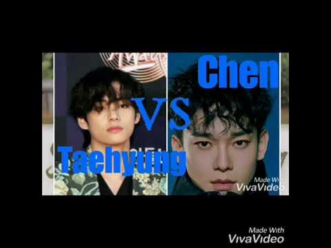 BTS Taehyung vs EXO Chen Covering Sunday Morning of Maroon 5