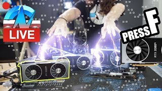 Live: Artifacting 2080 Ti Testing, ft. Pile of GPUs