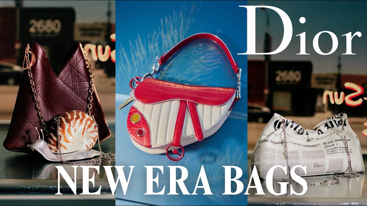 Dior Cruise 2027 📰 ft The Newspaper Bow Bag, Cadillac Saddle