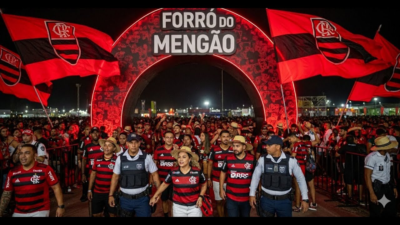 FORRÓ DO MENGÃO – O SÃO JOÃO RUBRO-NEGRO ❤️🖤 | O Maior Arraiá do Flamengo