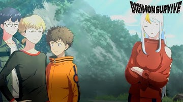 Digimon Survive - Unfamiliar Woman & Kaito arguing about Miu missing Part 3 - Nintendo Switch