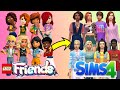 What would Lego Friends look like as Sims? Sims 4 Create A Sim