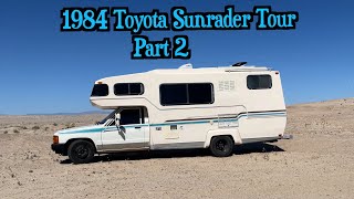 1984 Toyota Sunrader 21' With Rear Entrance Tour Part 2