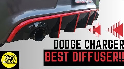 HOW TO: Paint & Install the BEST Dodge Charger Rear Diffuser! Easy STEP-BY-STEP Tutorial