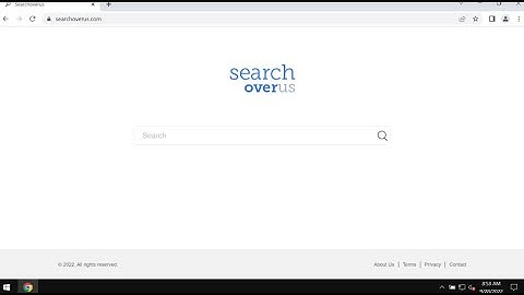 Searchoverus.com browser hijacker removal instructions.
