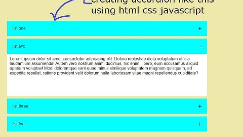 How to create a CSS-Only Accordion (Mobile Friendly) - HTML & CSS Tutorial