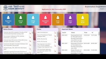 Demonstration of Admission Portal by Assam University Silchar along with all College stakeholders.
