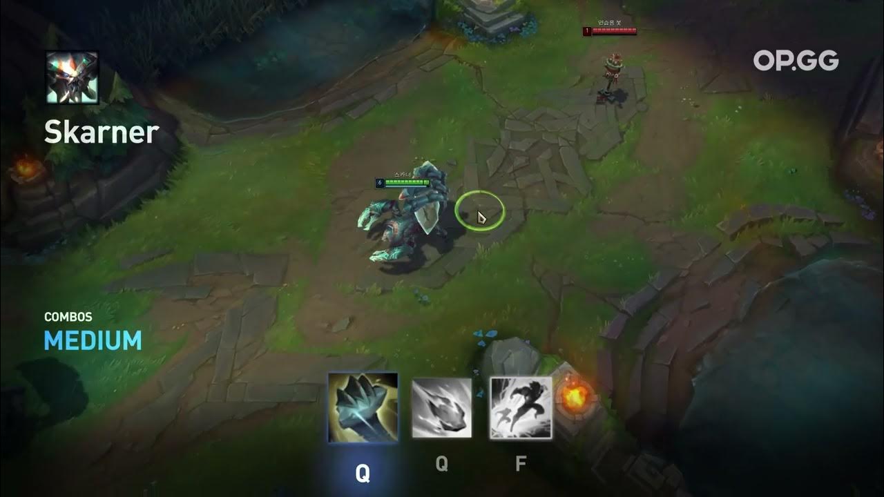 Skarner Q + Q + Flash YouTube