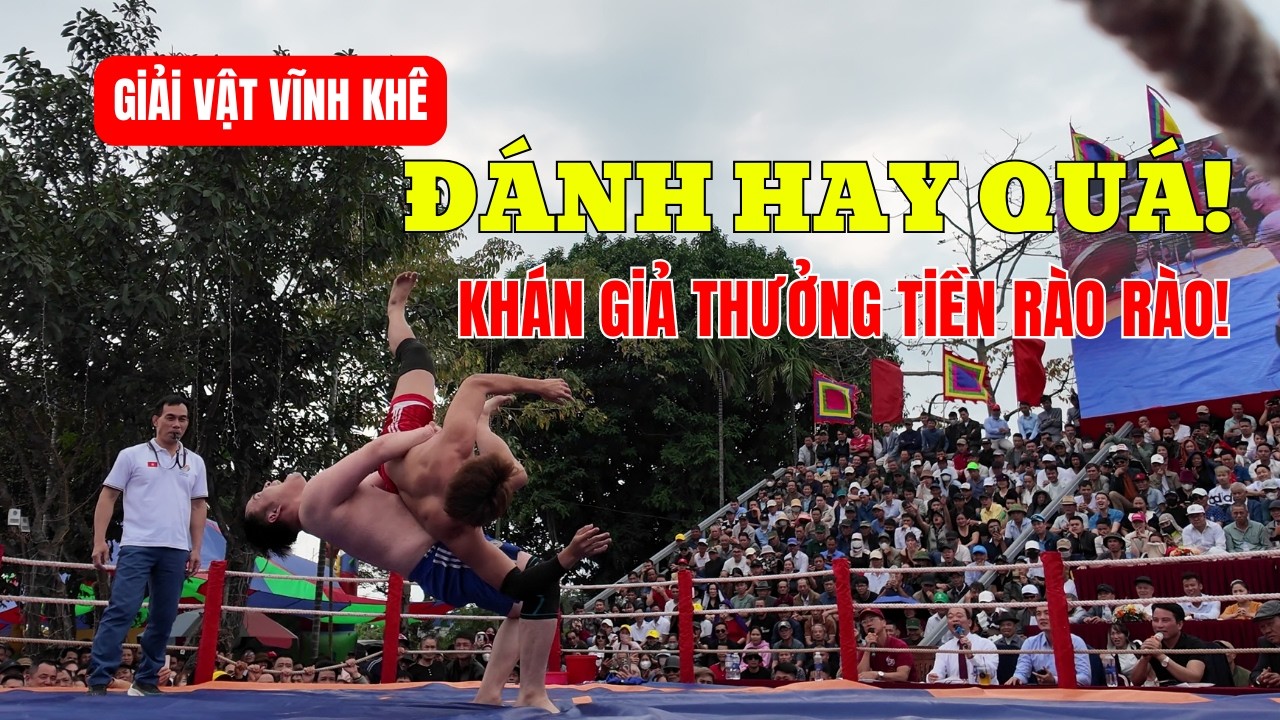 Турнир по борьбе в Винь Кхе: борец из Бак Ниня показал великолепное выступление, расплакавшись, к...